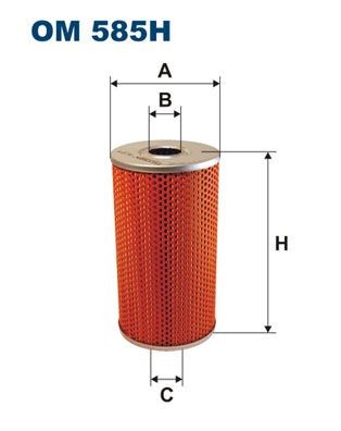 FILTRON OM 585H: Filtru, sistem hidraulic primar