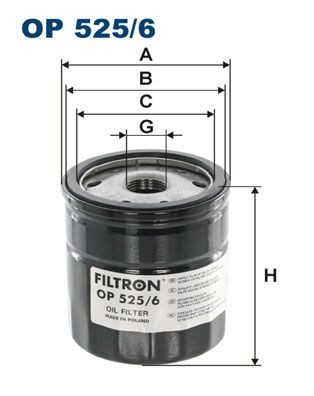 FILTRON OP 525/6: Filtro olio