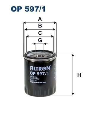 FILTRON OP 597/1: Filtru ulei