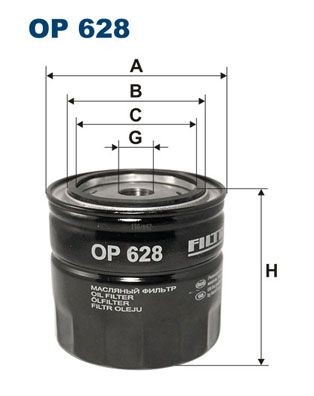 FILTRON OP 628: Oljefilter
