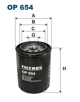 FILTRON OP 654: Filtru ulei
