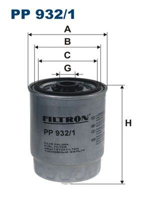 FILTRON PP 932/1: Kütusefilter