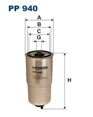 FILTRON PP 940: Degvielas filtrs