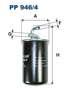 FILTRON PP 946/4: Kütusefilter
