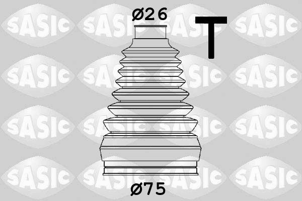 SASIC 1906147: Σετ φούσκες, άξονας μετ. κίν. από την πλευρά τουκιβώτιου ταχυτήτων, Θερμοπλαστικό υλικό
