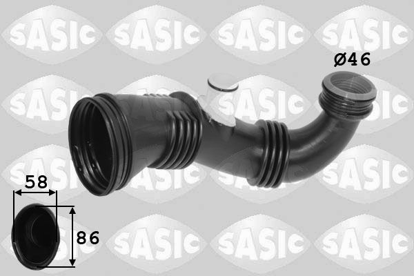 SASIC 3330048: Įsiurbimo vamzdis, oro filtras įleidimas