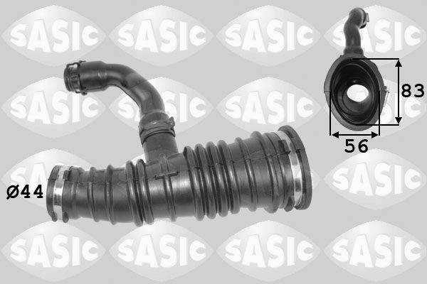 SASIC 3336251: Įsiurbimo vamzdis, oro filtras įleidimas