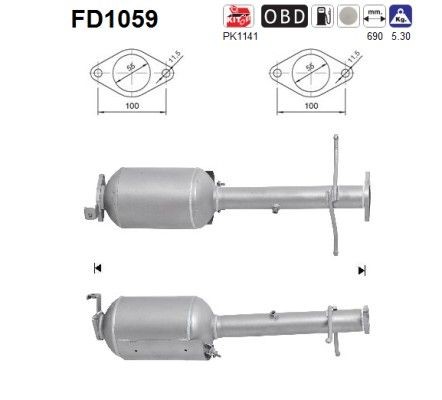 AS FD1059: Tahmafilter