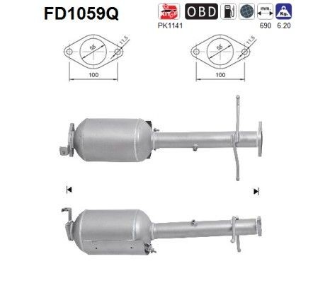 AS FD1059Q: Tahmafilter