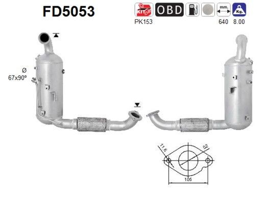 AS FD5053: Tahmafilter