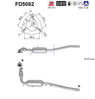 AS FD5082: Filtru de particule