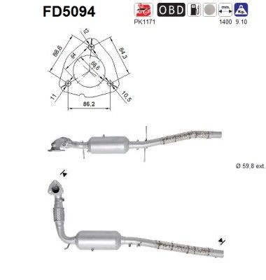 AS FD5094: Tahmafilter
