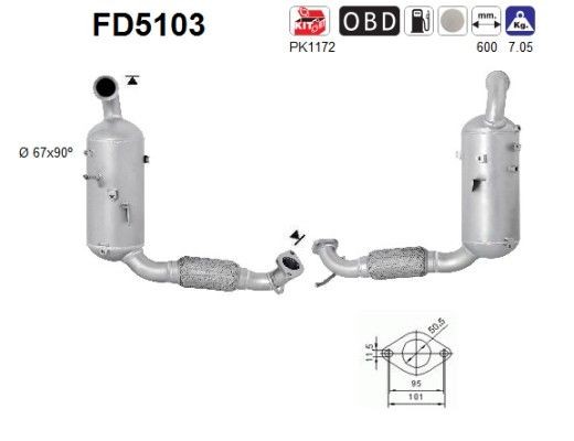 AS FD5103: Tahmafilter