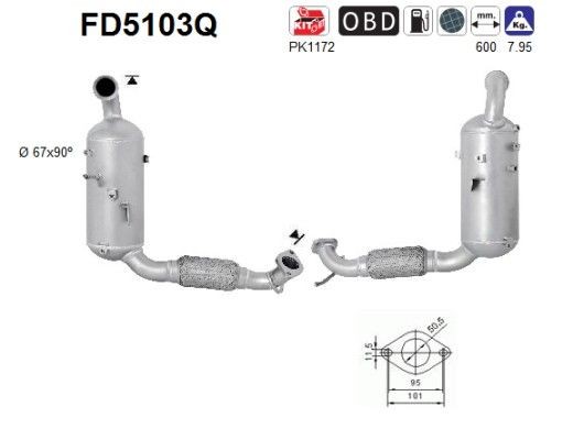 AS FD5103Q: Tahmafilter