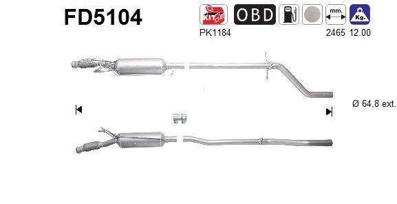 AS FD5104: Tahmafilter