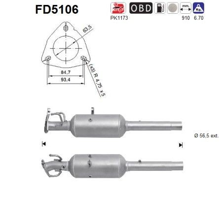 AS FD5106: Filtru de particule