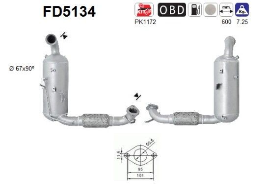 AS FD5134: Tahmafilter
