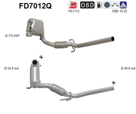 AS FD7012Q: Tahmafilter
