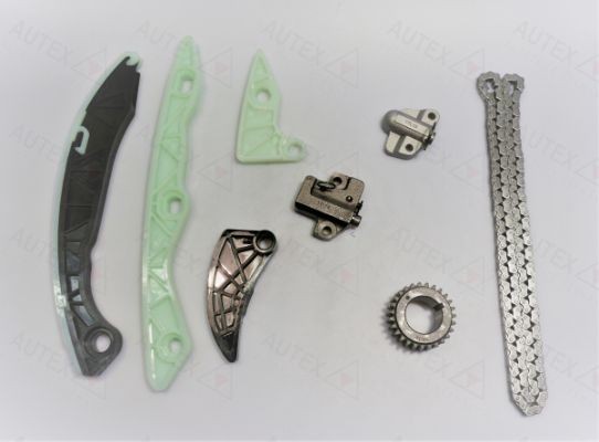 AUTEX 711558: Kit lanț de distribuție cu roata dintata arbore cotit, pt. arbore cu came