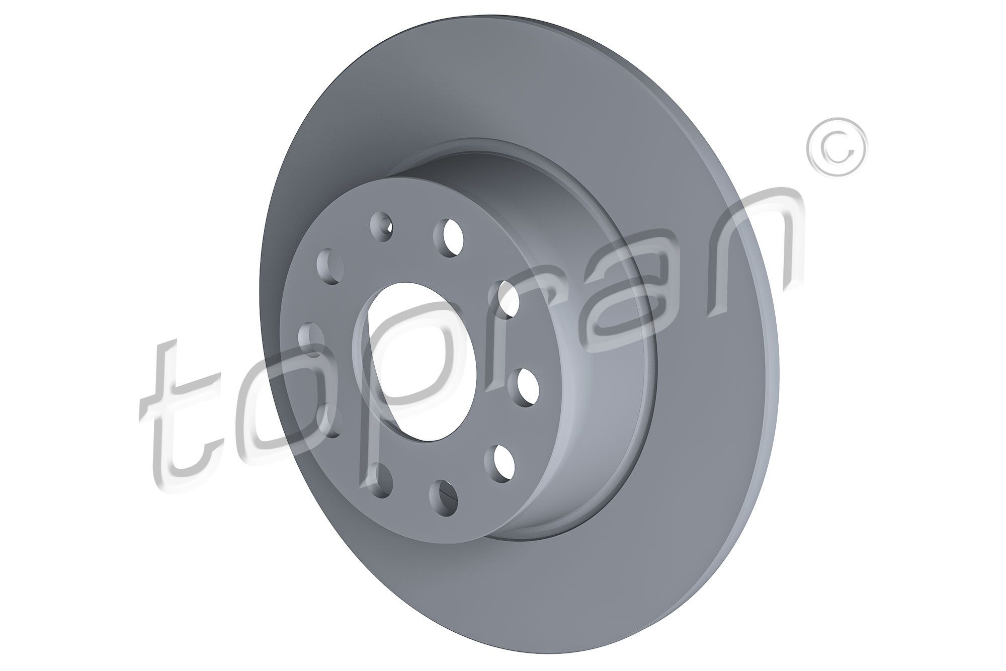 TOPRAN 117 600: Disc de frână COATED puntea spate, Ř: 272mm, plin, Ř: 272mm, acoperit (cu un strat protector)