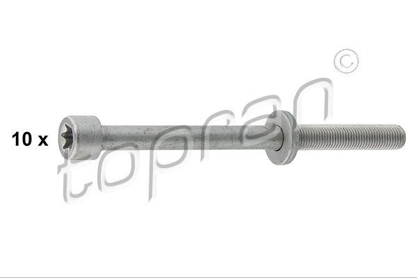TOPRAN 206 744: Klapikaanekruvikomplekt 141mm, M 11