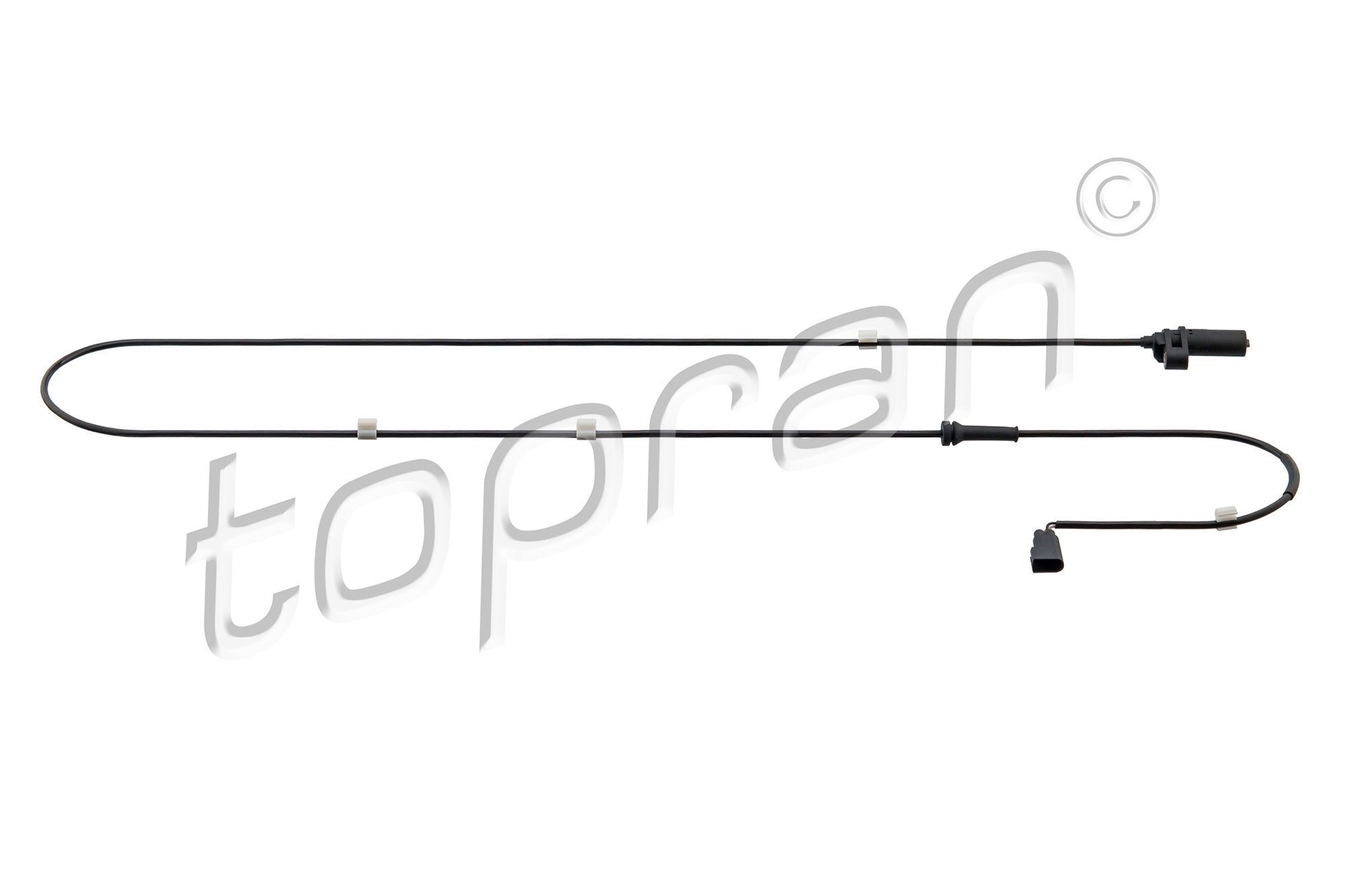TOPRAN 304 988: Wielsnelheidssensor (ABS) Achteras rechts, 1958mm