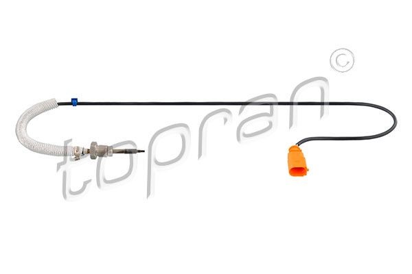 TOPRAN 638 555: Senzor, temperatura gaze evacuare dupa filtru particule funingine, cu cablu, cu conducta protectie caldura