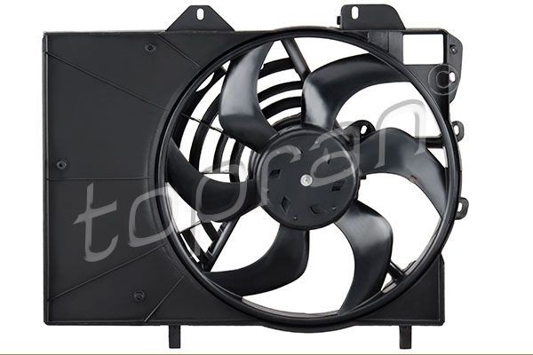 TOPRAN 723 949: Motoventilateur 385mm, avec cadre du ventilateur de radiateur (encadrement)