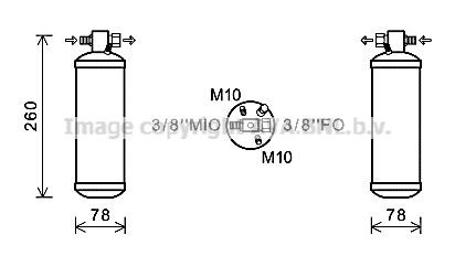 PRASCO FRD001: Uscator, aer conditionat R134a