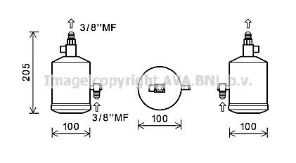 PRASCO JDD023: Uscator, aer conditionat R134a