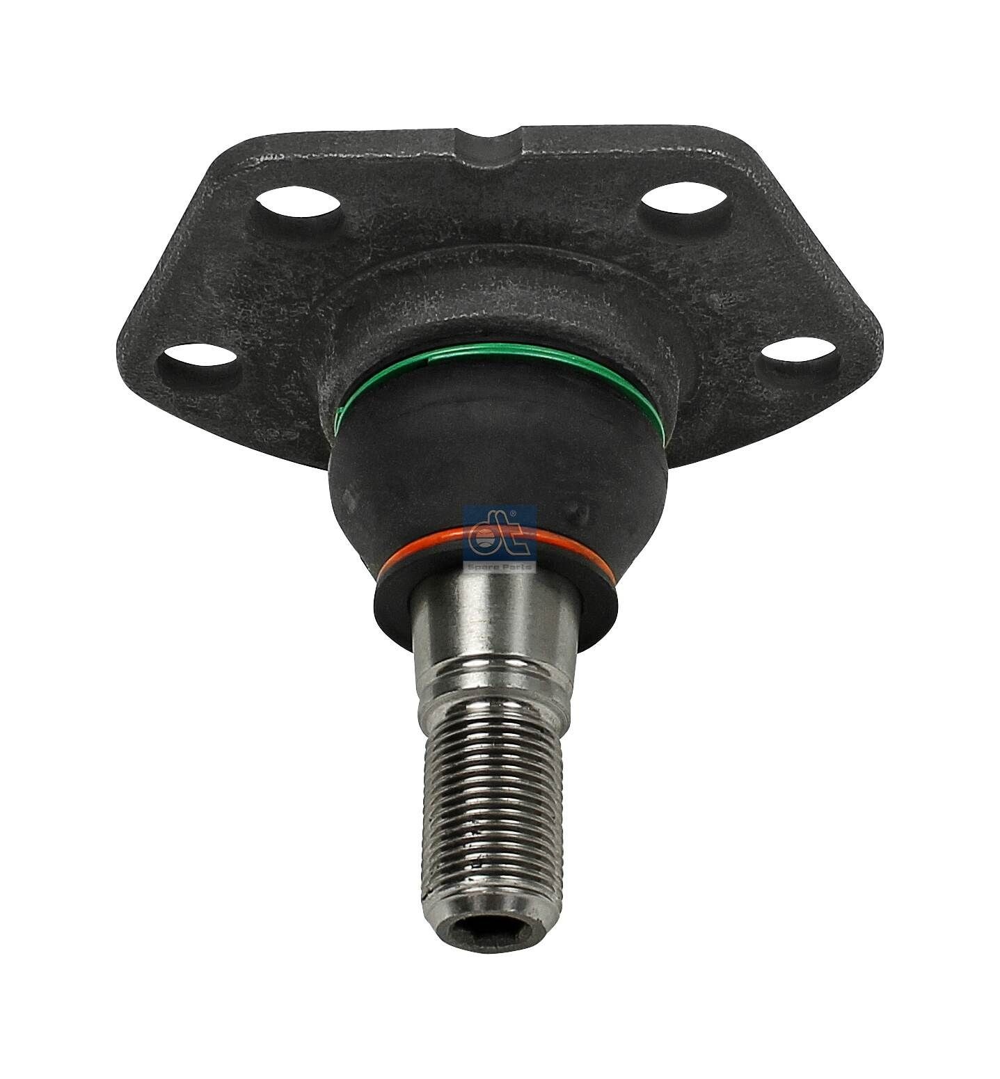 DT Spare Parts 12.63104: Balst- / Virzošais šarnīrs Priekšējais tilts pa kreisi, Priekšējais tilts pa labi, 24,9mm