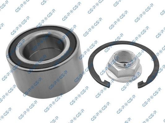 GSP GK7538A: Kit de roulement de roue Essieu avant gauche, Essieu avant droit, avec capteur ABS intégré