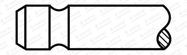 GOETZE ENGINE 90-511017-00: Supapa admisie capat tija supapa intarit