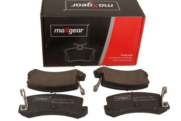 MAXGEAR 19-3390: Piduriklotsid Tagasild