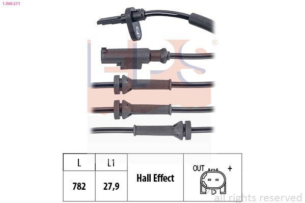EPS 1.960.211: Andur, rattapöörete arv Made in Italy - OE Equivalent