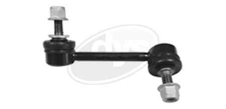 DYS 30-57411-5: Brat / bieleta suspensie, stabilizator Axa spate stanga, 130mm, otel turnat