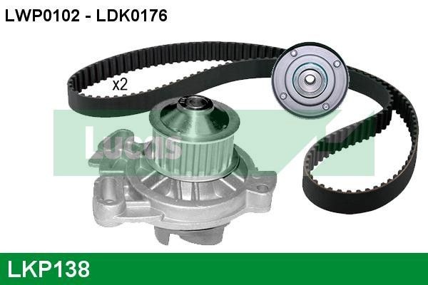 LUCAS LKP138: Veepump + hammasrihmakomplekt