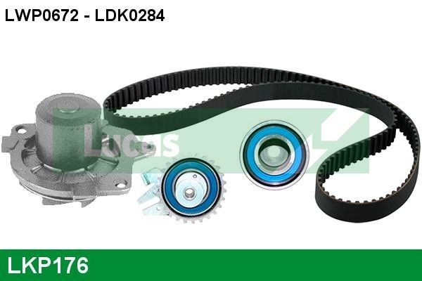 LUCAS LKP176: Veepump + hammasrihmakomplekt Hamm.hulk: 193, Laius: 24mm