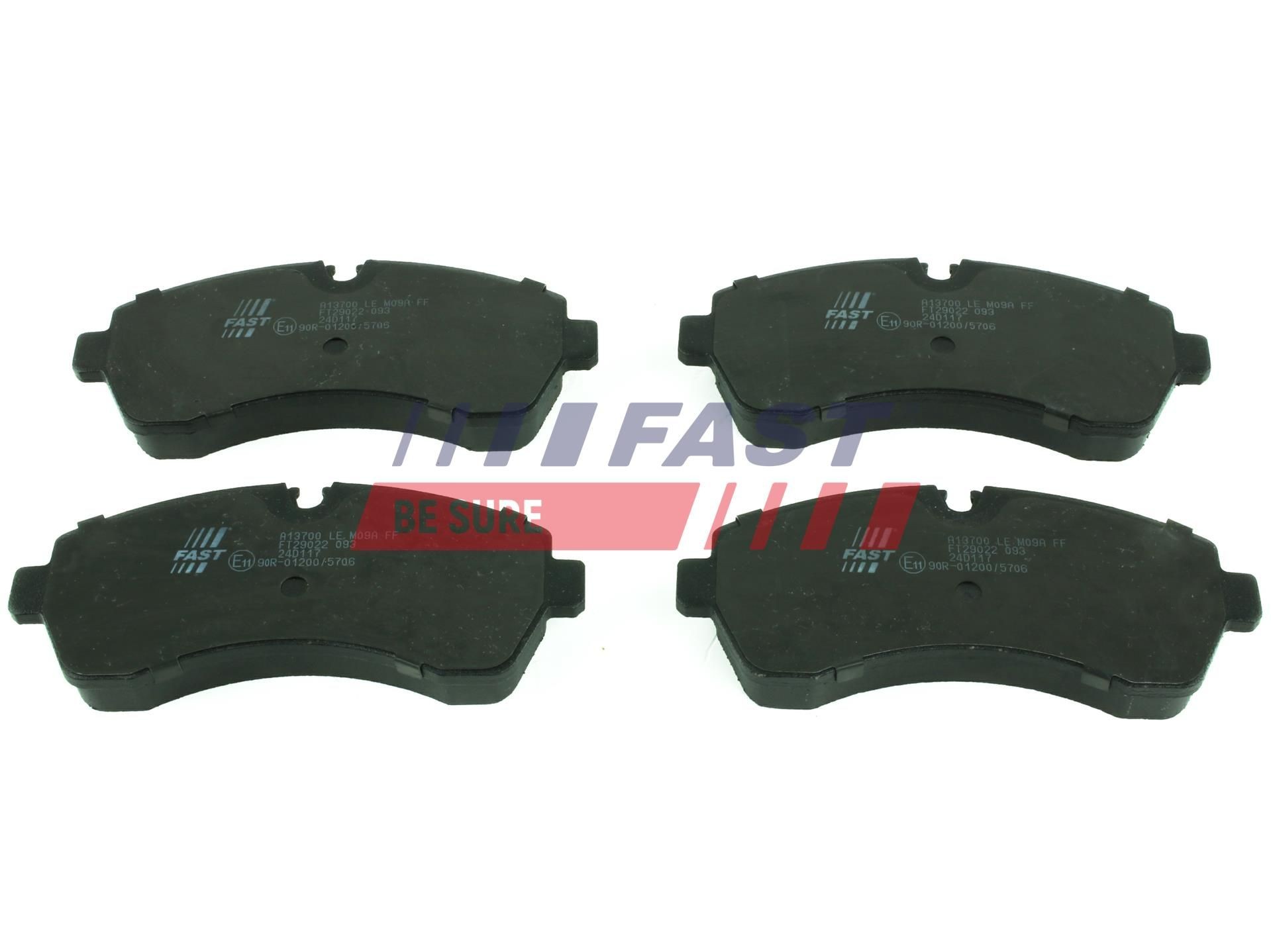 FAST FT29022: Piduriklotsid Esisild
