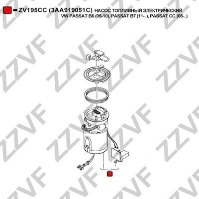 ZZVF ZV195CC: Kütus-etteanne elektriline