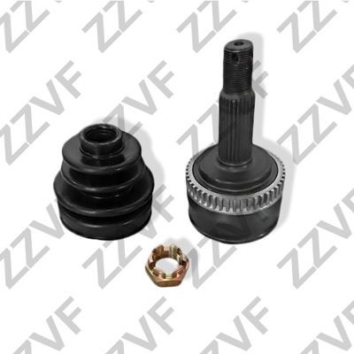 ZZVF ZV2462P: Juego de articulación, árbol de transmisión Eje delantero, lado de rueda, con anillo sensor ABS