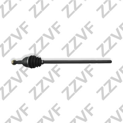 ZZVF ZV316LR: Pusašis galinė ašis, 720mm