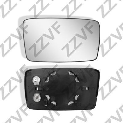 ZZVF ZVG1H121B: Backspegelglas Vänster, uppvärmt