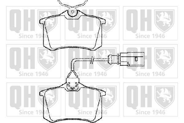 QUINTON HAZELL BP1301: Piduriklotsid