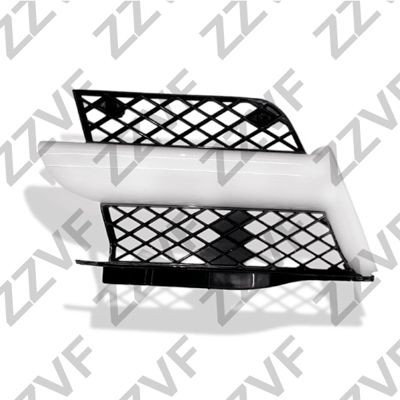 ZZVF ZVMB4783711: Grille de calandre droit, noir/blanc