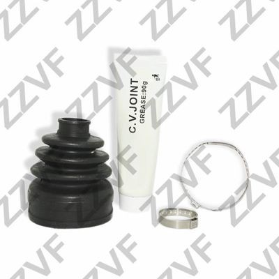 ZZVF ZVP02CN: Gofruotoji membrana, kardaninis velenas transmisijos galas