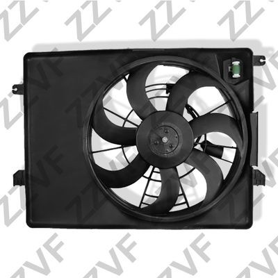 ZZVF ZVVE010: Ventola radiatore con motore elettrico, con telaio ventola radiatore (telaio), con impedenza/resistenza carico