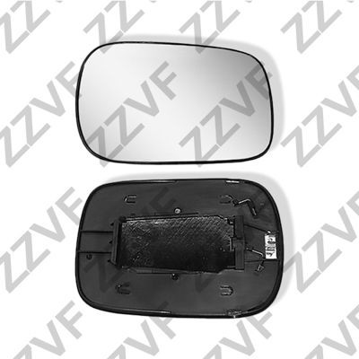 ZZVF ZVVO1103L: Vetro specchio, specchio esterno Sx, riscaldato