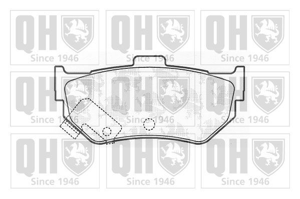 QUINTON HAZELL BP330: Piduriklotsid