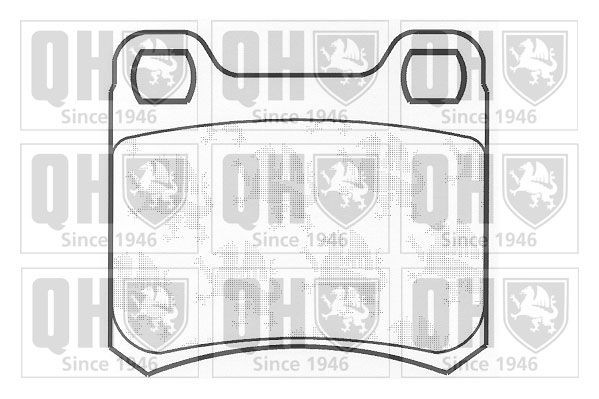 QUINTON HAZELL BP342: Plaquettes de frein